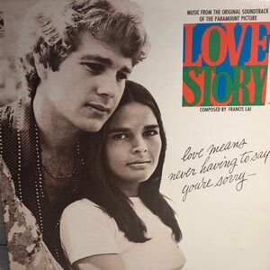Love Story Movie Soundtrack Vinyl LP Record Francis Lai Ali MacGraw‎ Ryan O'Neal